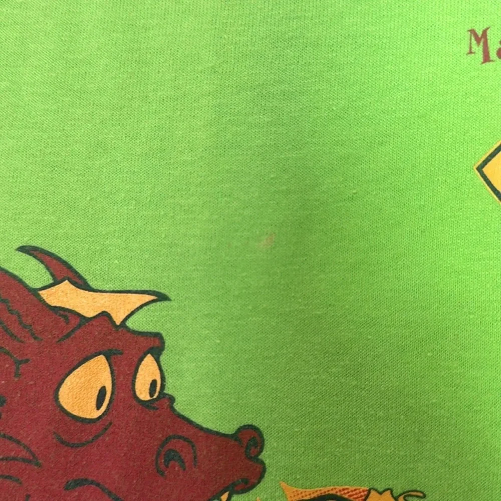 Gildan Green dragon Desing Kids T shirt size M‎ infants Boy Scout shirt